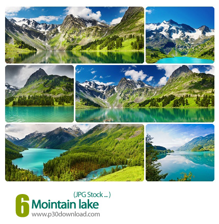 دانلود تصاویر دریاچه - Mointain lake 
