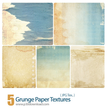 دانلود بافت کاغذ دیواری - Grunge Paper Textures 