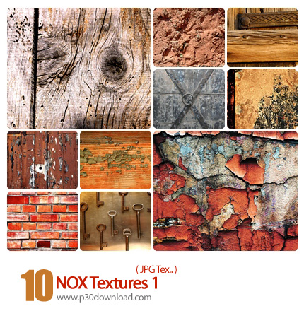 دانلود بافت متنوع، دیوار، چوب، سنگ - NOX Textures 01  