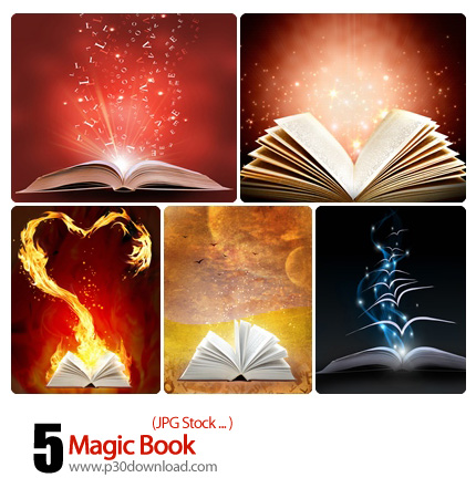 دانلود تصاویر کتاب جادویی - Magic Book 