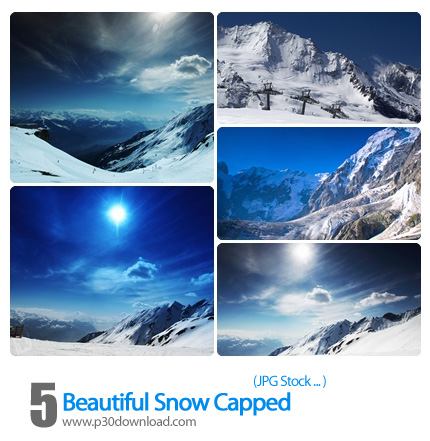 دانلود تصاویر زیبا از مناظر برفی - Beautiful Snow Capped 