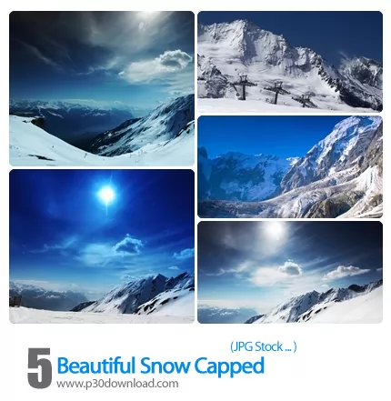 دانلود تصاویر زیبا از مناظر برفی - Beautiful Snow Capped 