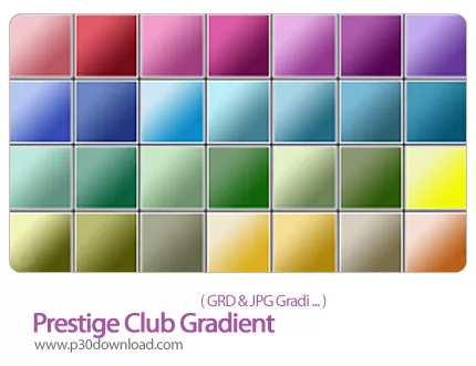 دانلود گرادینت فتوشاپ: کلکسیونی از گرادینت - Prestige Club Gradient