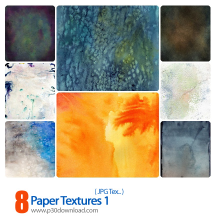 دانلود بافت کاغذ رنگی - Paper Textures 01 