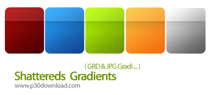 دانلود گرادینت فتوشاپ: گرادینت رنگی - Shattereds Gradients