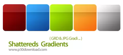 دانلود گرادینت فتوشاپ: گرادینت رنگی - Shattereds Gradients