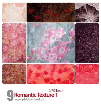 دانلود بافت رمانتیک - Romantic Texture 01  