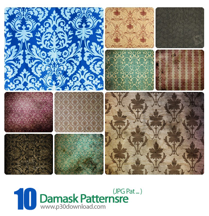 دانلود پترن های گل دار - Damask Patternsre