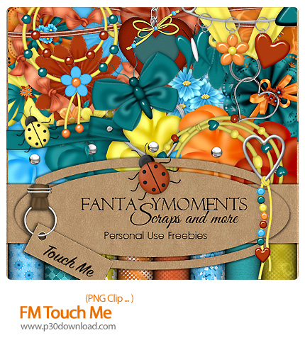 دانلود کلیپ آرت تزیینی، عناصر طراحی، بافت - FM Touch Me 