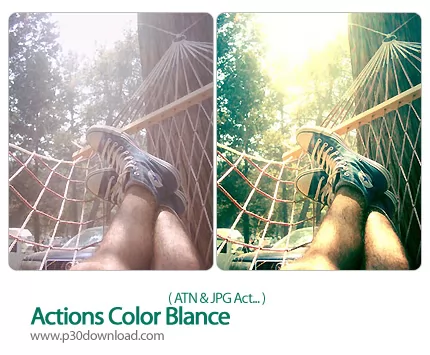 دانلود اکشن فتوشاپ: تغییر دهنده میزان نور تصویر - Actions Color Blance