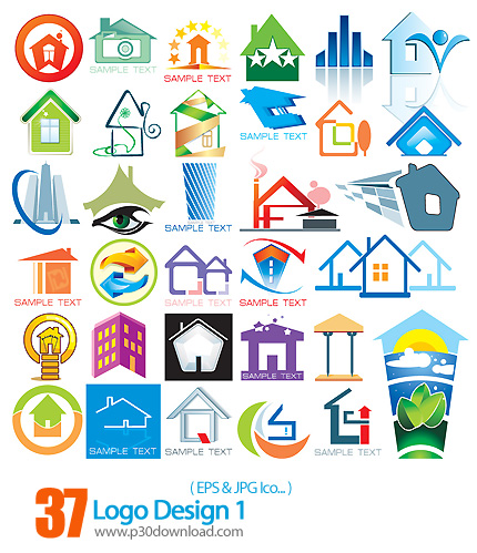 دانلود مجموعه وکتور آرم و لوگو طراحی - Logo Design 01  
