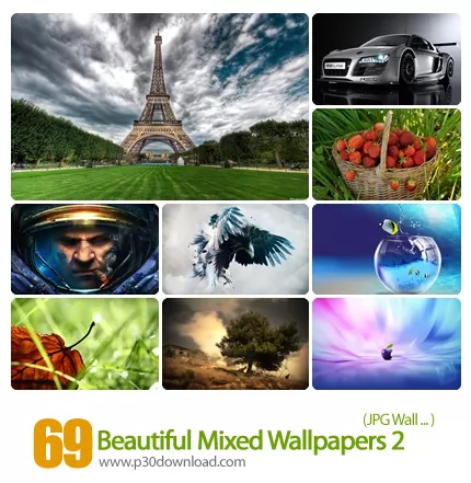 دانلود والپیپر های ترکیبی زیبا - Beautiful Mixed Wallpapers 02