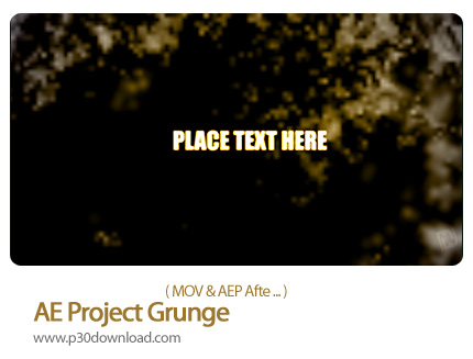 دانلود پروژه آماده نمایش لوگو - AE Project Grunge   