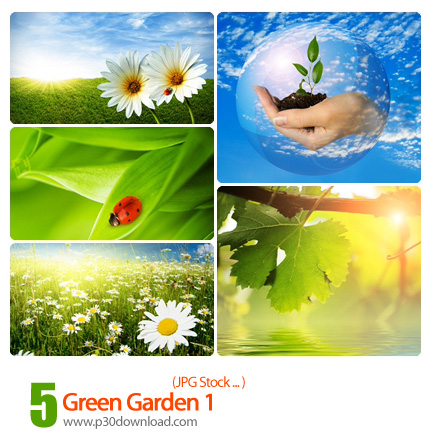 دانلود تصاویر منظره، باغ سبز - Green Garden 01  