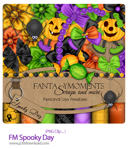 دانلود کلیپ آرت تزیینی، جشن - FM Spooky Day   