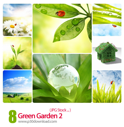 دانلود تصاویر منظره، باغ سبز - Green Garden 02  