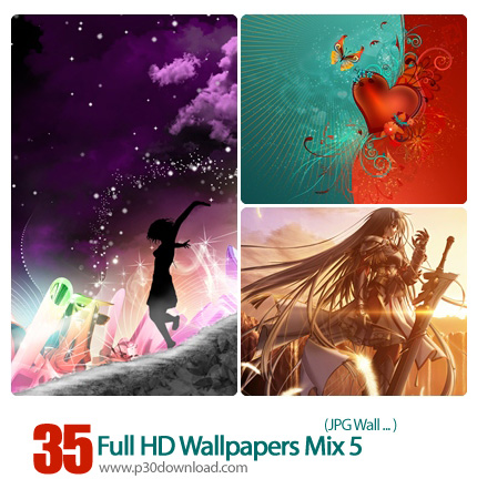 دانلود والپیپر های ترکیبی زیبا و متنوع - Full HD Wallpapers Mix 05