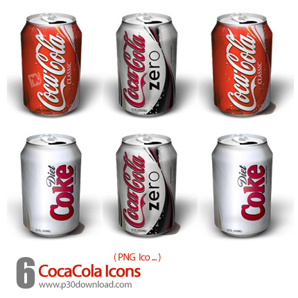 دانلود آیکون های کوکا کولا - CocaCola Icons