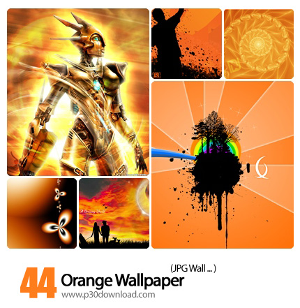 دانلود والپیپر نارنجی رنگ - Orange Wallpaper