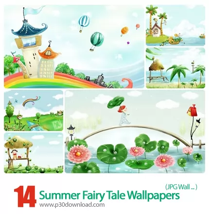 دانلود والپیپر تابستان - Summer Fairy Tale Wallpapers