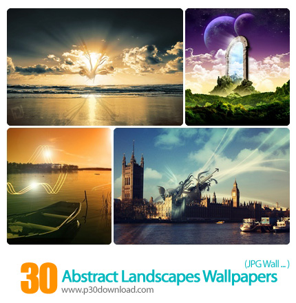 دانلود والپیپر انتزاعی منظره - Abstract Landscapes Wallpapers