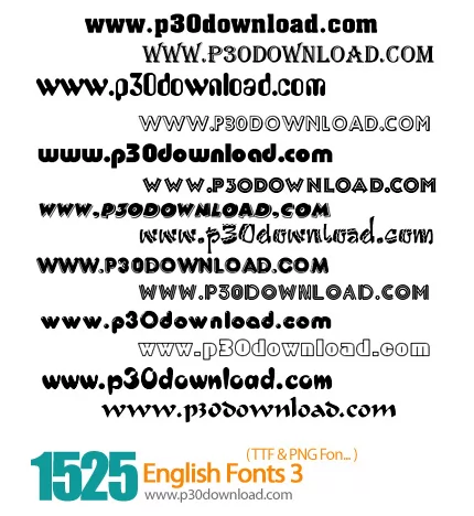 دانلود فونت های انگلیسی - English Fonts 03