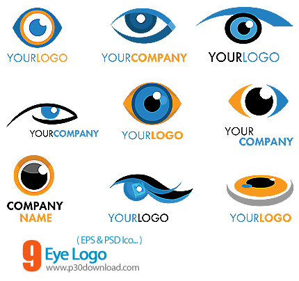 دانلود وکتور لوگو چشم - Eye Logo 
