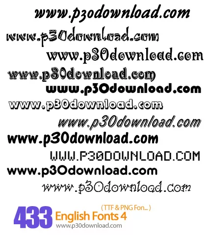 دانلود فونت های انگلیسی - English Fonts 04