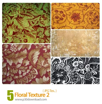 دانلود بافت گل دار - Floral Texture 02  