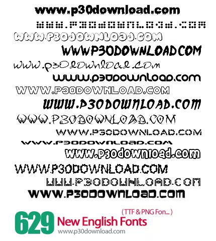 دانلود فونت های جدید انگلیسی - New English Fonts