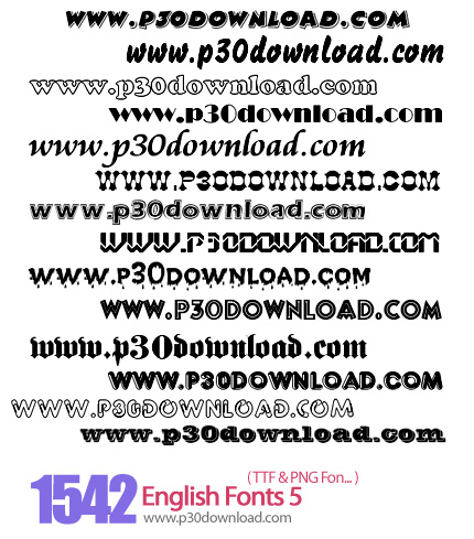 دانلود فونت های انگلیسی - English Fonts 05
