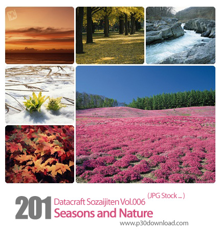 دانلود مجموعه عکس های فصل ها و طبیعت - Datacraft Sozaijiten Vol.006 Seasons and Nature