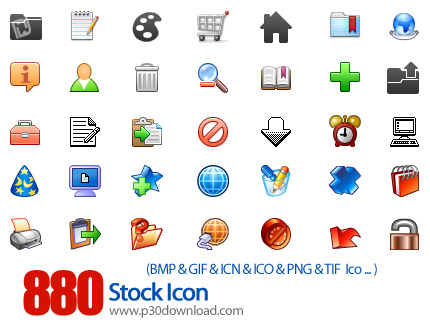 دانلود آیکون متنوع - Stock Icon    