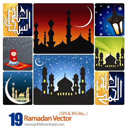 دانلود وکتور ماه رمضان - Ramadan Vector