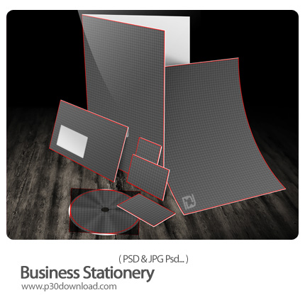 دانلود تصاویر لایه باز تجاری - Business Stationery     