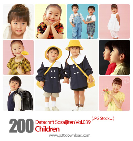 دانلود مجموعه عکس های کودک - Datacraft Sozaijiten Vol.039 Children