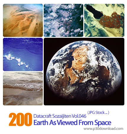 دانلود مجموعه عکس های بازدید زمین از فضا - Datacraft Sozaijiten Vol.046 Earth As Viewed From Space
