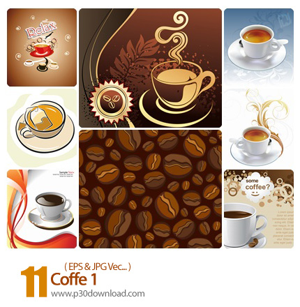 دانلود وکتور قهوه - Coffe 01