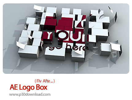 دانلود پروژه آماده تیزر تبلیغاتی، باکس لوگو - AE Logo Box   