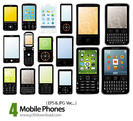 دانلود وکتور گوشی همراه، موبایل - Mobile Phones