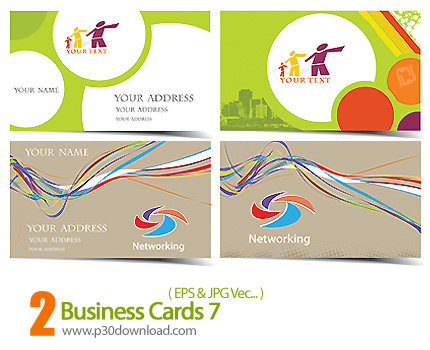 دانلود کارت ویزیت تجاری - Business Cards 07