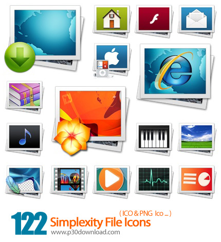دانلود آیکون کامپیوتر - Simplexity File Icons