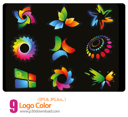 دانلود وکتور لوگوی رنگی - Logo Color  