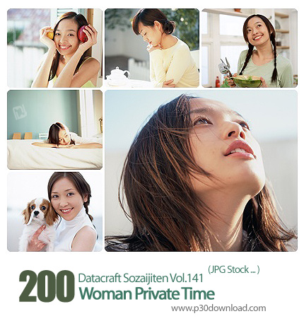 دانلود مجموعه عکس های اوقات فراغت خانم ها - Datacraft Sozaijiten Vol.141 Woman Private Time