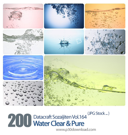 دانلود مجموعه عکس های آب زلال و پاک - Datacraft Sozaijiten Vol.164 Water Clear & Pure