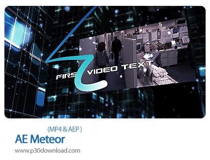 دانلود پروژه آماده ساخت بارش شهاب سنگ - AE Meteor