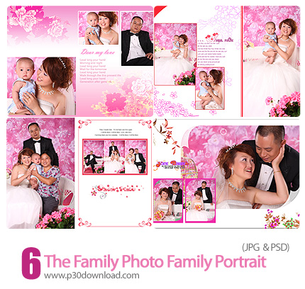 دانلود فریم عکس های خانوادگی - Look At All The Family Photo Family Portrait