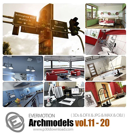 دانلود Archmodels Vol 11-20 - آرچ مدل (مدل های آماده سه بعدی) شماره 11 تا 20