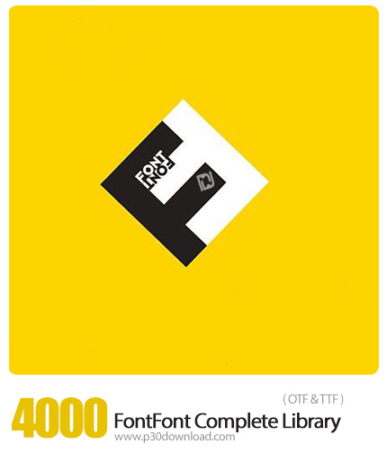 دانلو فونت انگلیسی متنوع - FontFont Complete Library 4000 Fonts