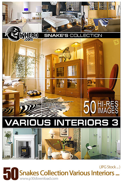 دانلود تصاویر با کیفیت طراحی داخلی خانه - SnakesCollection Various Interiors 3 Of 7